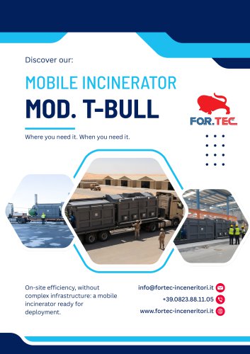 MOBILE INCINERATOR MOD.T-BULL