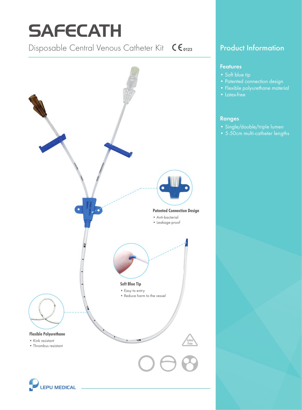 Central venous catheter Safecath&reg; - Lepu Medical