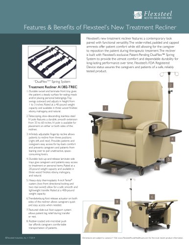 Acute Healthcare Treatment Recliner Flyer