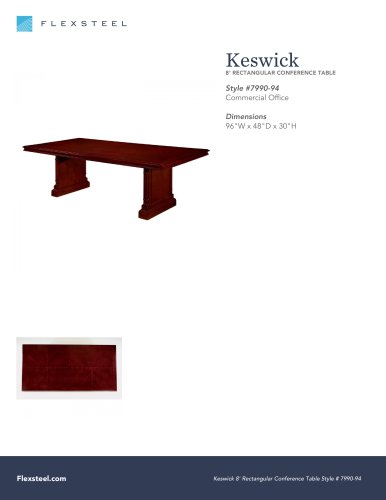 Keswick: 8' RECTANGULAR CONFERENCE TABLE