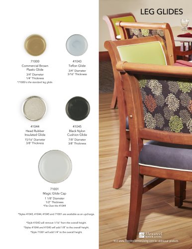 Senior Living Leg Glide Options