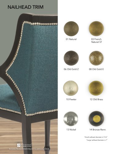 Senior Living Nailhead Trim Options