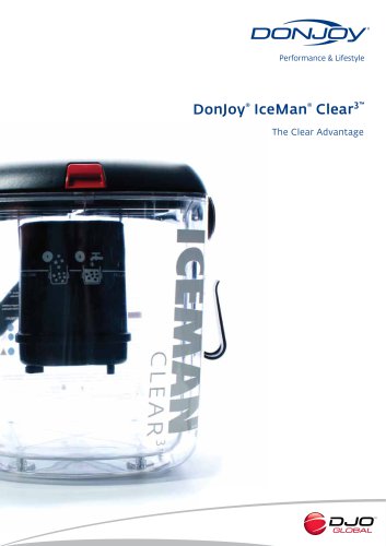 DonJoy IceMan Clear3 Data Sheet