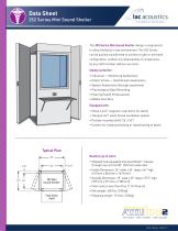 Data Sheet 252 Series Mini Sound Shelter