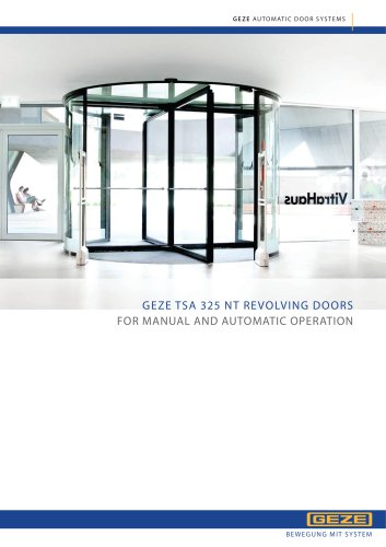 GEZE Revolving door systems