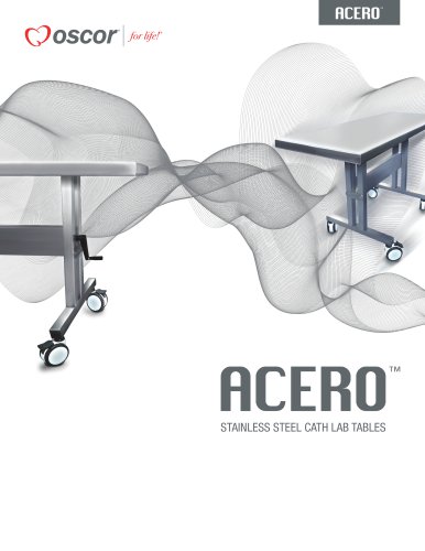 ACERO STAINLESS STEEL CATH LAB TABLES