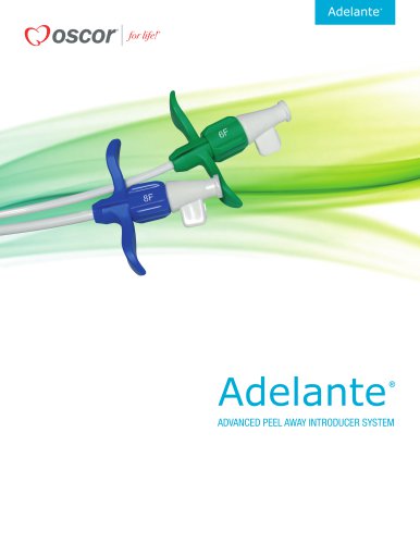 Adelante ADVANCED PEEL AWAY INTRODUCER SYSTEM