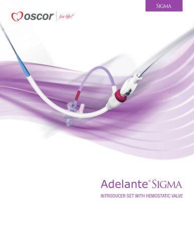 Adelante SlGMA INTRODUCER SET WITH HEMOSTATIC VALVE