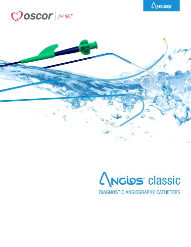 Angios classic DIAGNOSTIC ANGIOGRAPHY CATHETERS