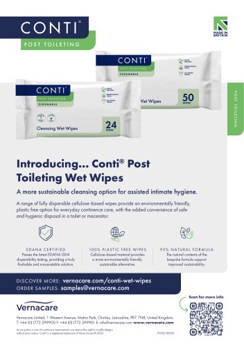 Conti® Post Toileting Flyer